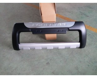 Пластиковая защита переднего бампера Subaru Forester 2008-2012