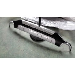 Пластиковая защита переднего бампера Subaru Forester 2008-2012